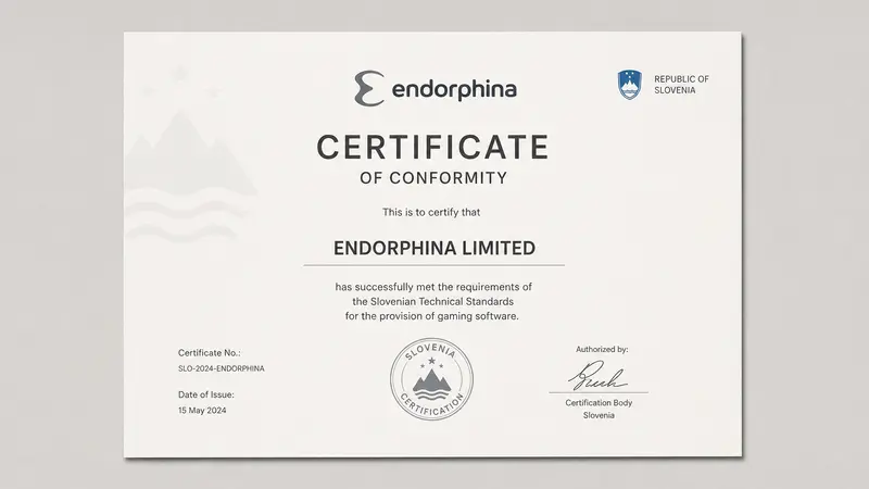 Endorphina Terima Pengakuan di Slovenia: Ekspansi Pasar Regulatori